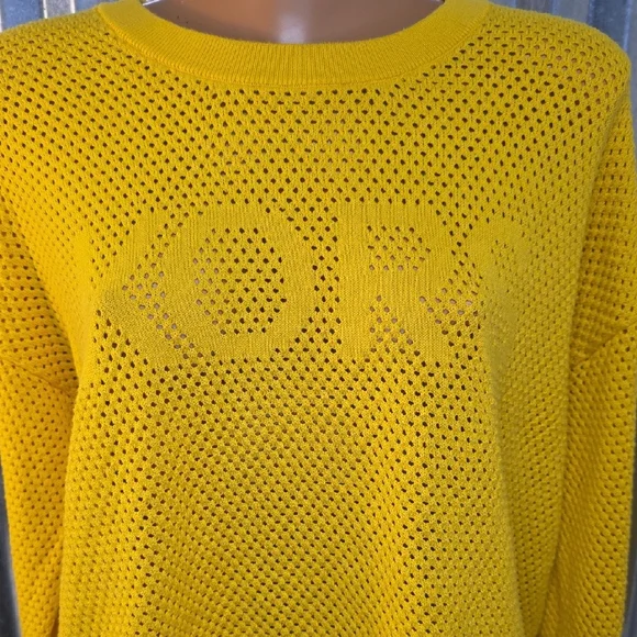 MICHAEL Michael Kors Yellow Knit Top - Picture 3 of 6